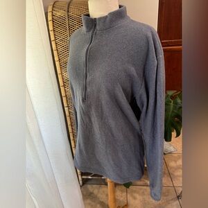 Vintage‎ women’s cycling bicycle Gray Half-Zip Sweater